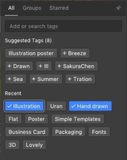 Image from Eagle — Tagging